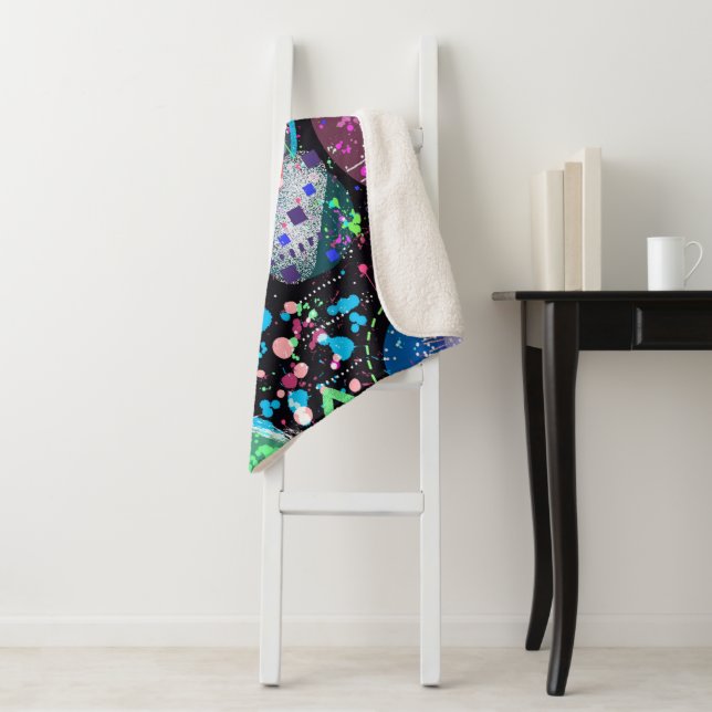 Galactic Neighbourhood: Abstract Art  Sherpa Blanket (In Situ)