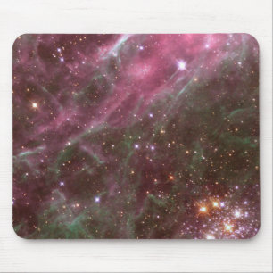 Galactic night sky mousepad