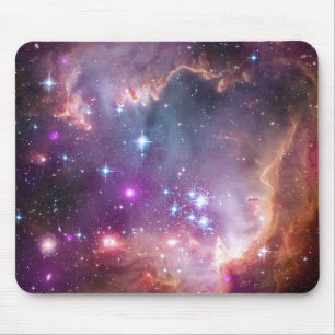 Galactic Outer Space Purple Mouse Mat