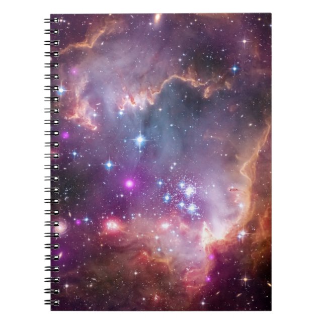 Galactic Outer Space Purple Notebook (Front)