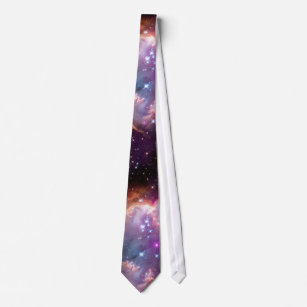 Galactic Outer Space Purple Tie