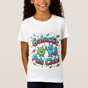 Galactic Pals Club Cute Aliens T-Shirt Kids