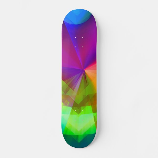 Galactic Prisms Skateboard (Front)