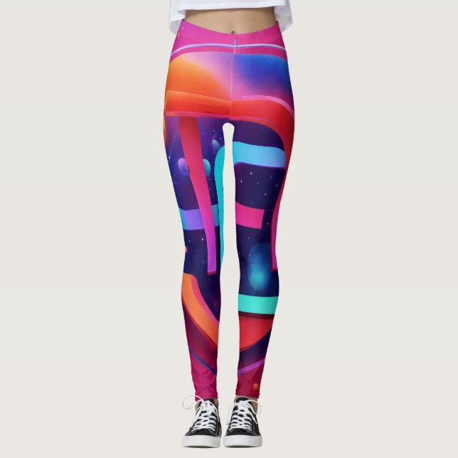 Galactic Pulsar Ultra-Stretch Leggings (Front)