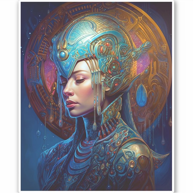 Galactic Queen Science Fiction Fantasy Art (Front)