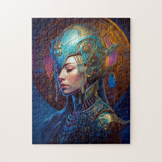 Galactic Queen Science Fiction Fantasy Art Jigsaw Puzzle (Vertical)