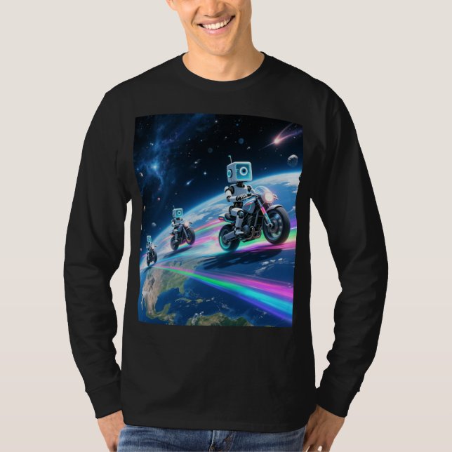 Galactic Robo Race T-Shirt (Front)