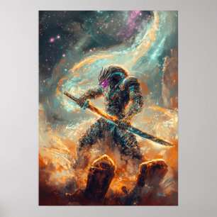 Galactic Ronin – The Cosmic Blade Poster