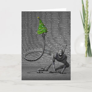 Galactic Santa Claus Holiday Card