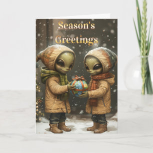 Galactic Season's Greetings Card
