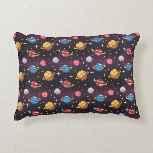 Galactic Sky Decorative Cushion (Front)