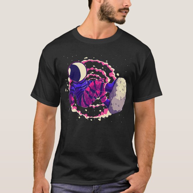 Galactic Spiral Astro Surfer T-Shirt (Front)