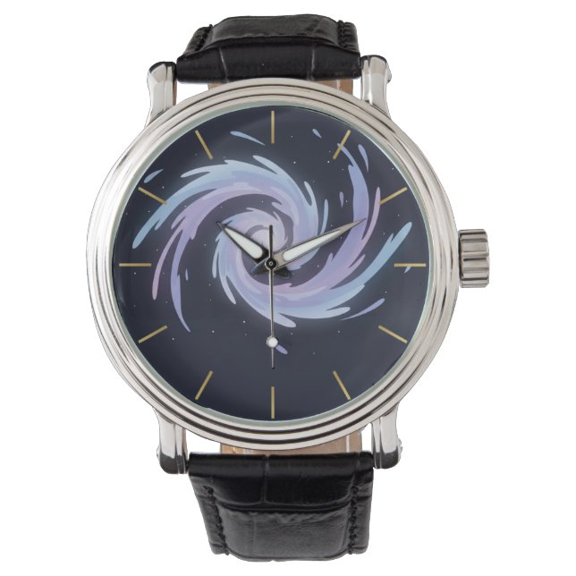 Galactic Spiral Galaxy Watch Cosmic Nebula Space  (Front)