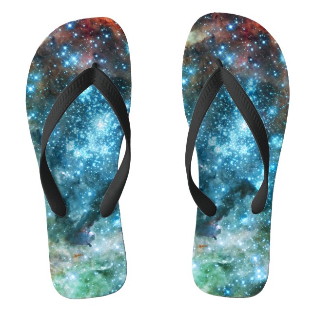 Galactic Star Clusters Flip Flops (Footbed)