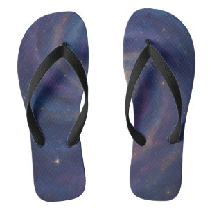 Galactic Swirl Flip Flops