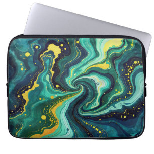 Galactic Swirls in Vivid Colors 2 Laptop Sleeve