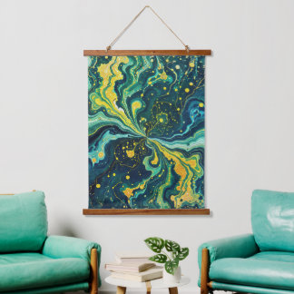 Galactic Swirls in Vivid Colours 1 Hanging Tapestry