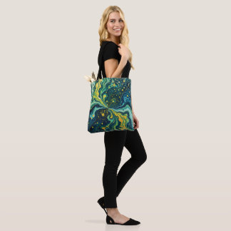 Galactic Swirls in Vivid Colours 1 Tote Bag