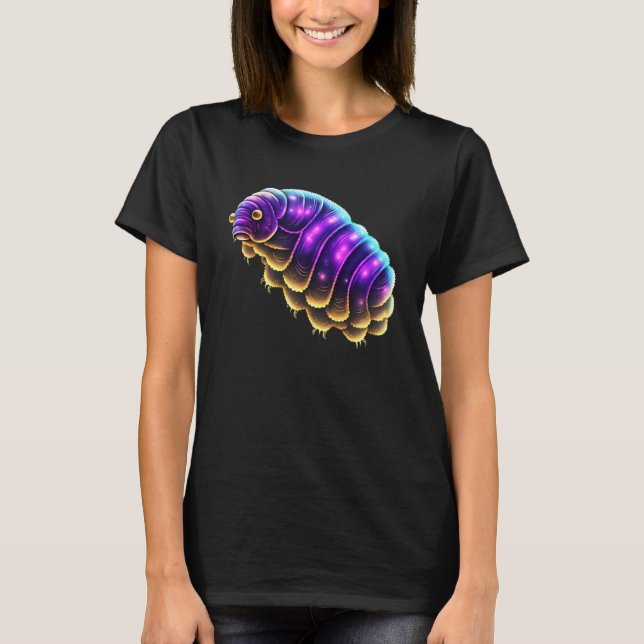 Galactic tardigrade universe cosmos animal water b T-Shirt (Front)