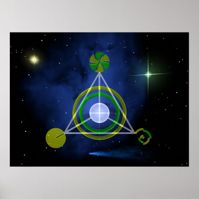 Galactic Triangle Poster (Front)