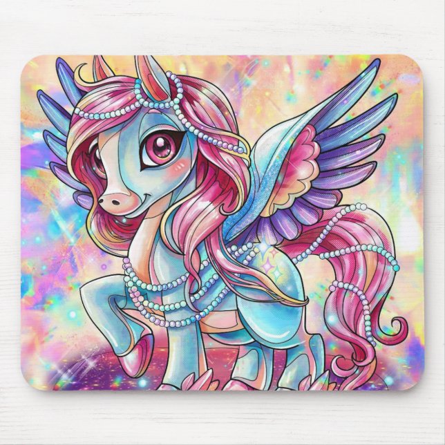 Galactic Unicorn Mouse Mat (Front)
