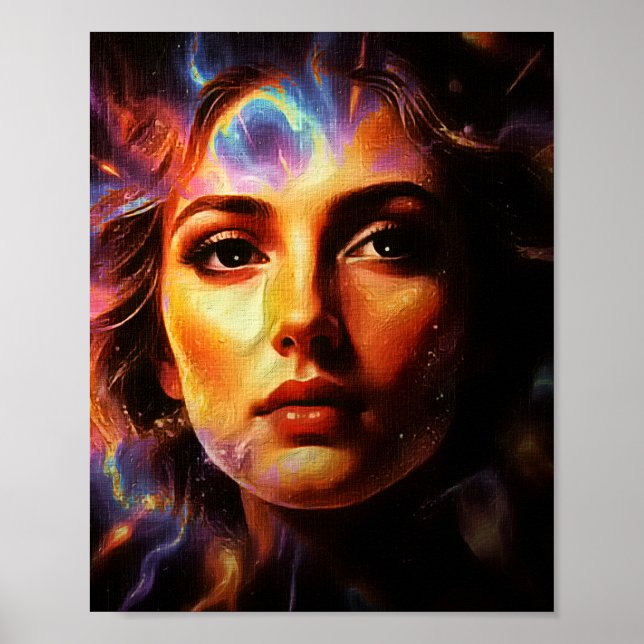 galactic woman poster (Front)