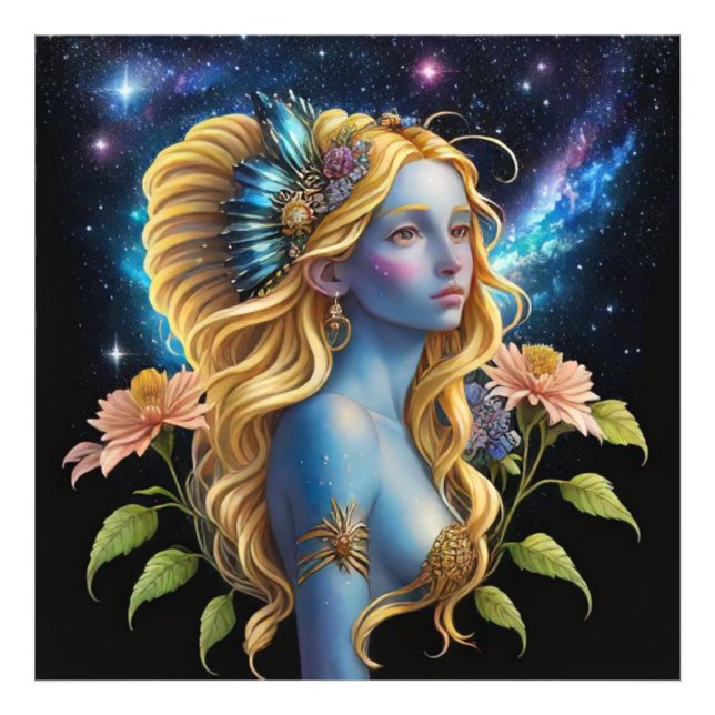 *~* Galactic Women Fantasy Jewels AP58 Galaxy Photo Print (Front)