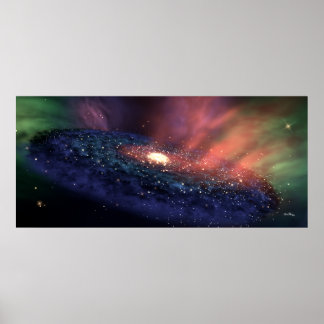 Galacticism - Galaxy 013, by Joseph A. Wraith Poster