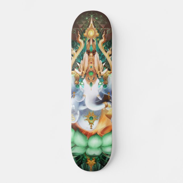 Galactik Ganesh Skateboard (Front)