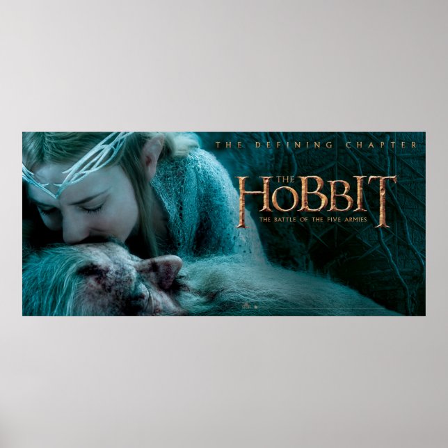 Galadriel Kisses Gandalf Poster (Front)