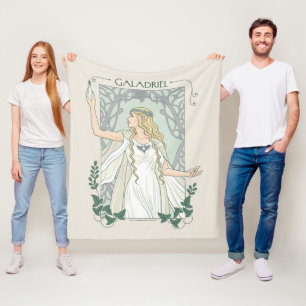 Galadriel Light of Valinor Graphic Fleece Blanket