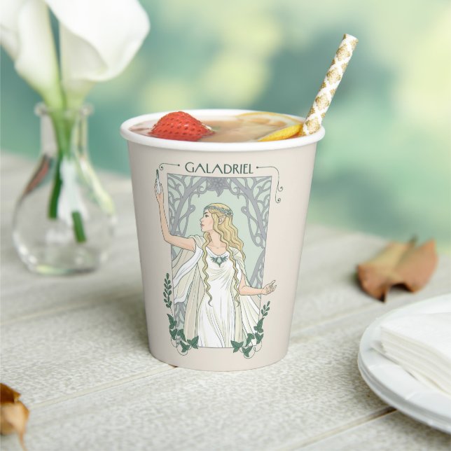 Galadriel Light of Valinor Graphic Paper Cups (Insitu)