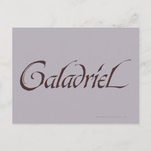 Galadriel Name Solid Postcard
