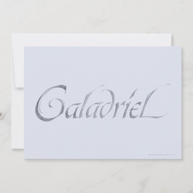 Galadriel Name Textured (Front)
