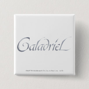 Galadriel Name Textured 15 Cm Square Badge