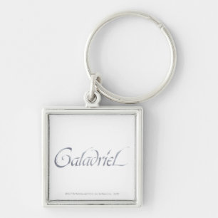 Galadriel Name Textured Key Ring