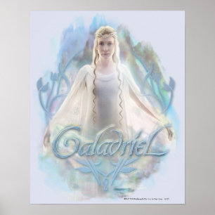Galadriel With Name Poster