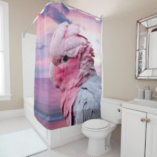 Galah Cockatoo Shower Curtain