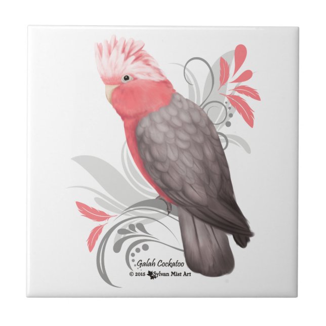 Galah Cockatoo Tile (Front)