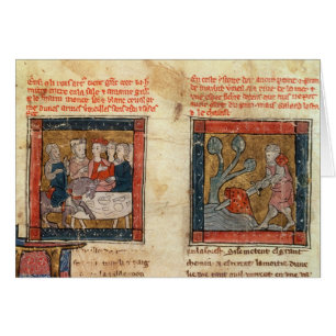 Galahad comes to Arthur
