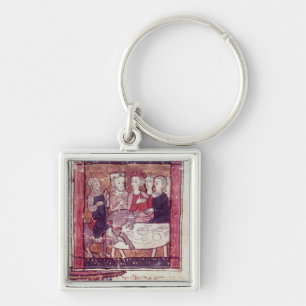 Galahad comes to Arthur Key Ring