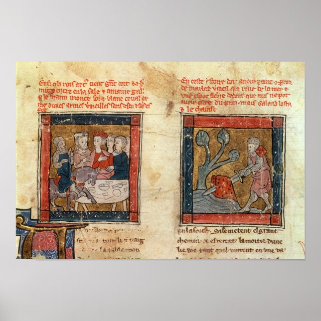 Galahad comes to Arthur Poster (Front)