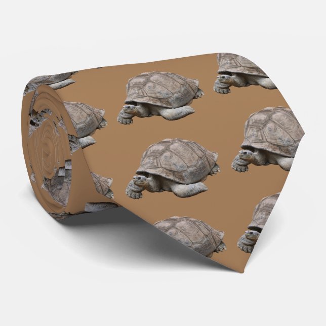 Galápagos giant tortoise tie (Rolled)