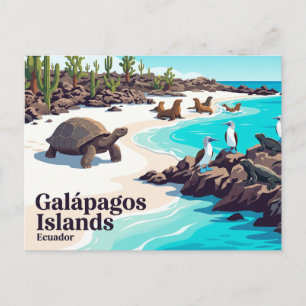 Galápagos Islands Ecuador Postcard