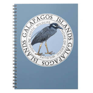 Galapagos Islands Night Heron Notebook Journal