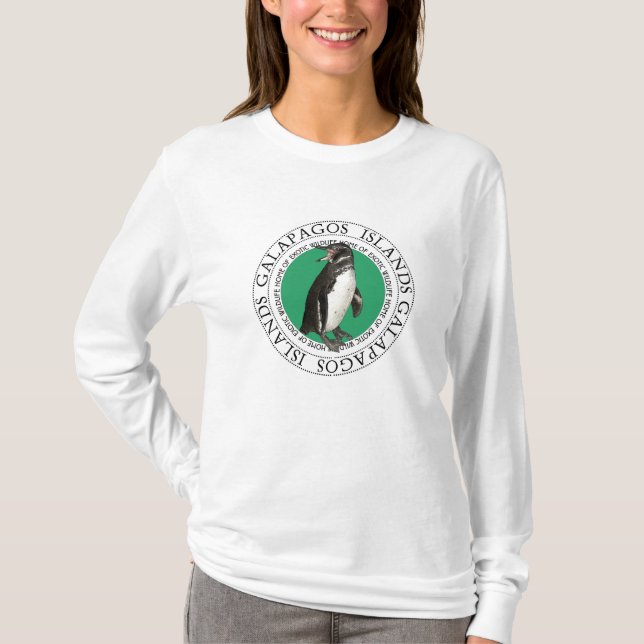 Galapagos Islands Penguin T-Shirt (Front)