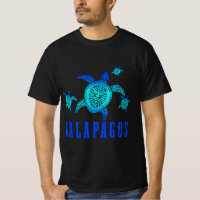 Galapagos Islands Sea Turtle Tribal Pattern Scuba
