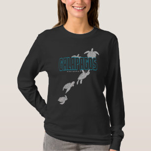 Galapagos Islands Sea Turtles Scuba Diving With Tu T-Shirt