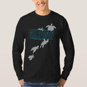 Galapagos Islands Sea Turtles Scuba Diving With Tu T-Shirt