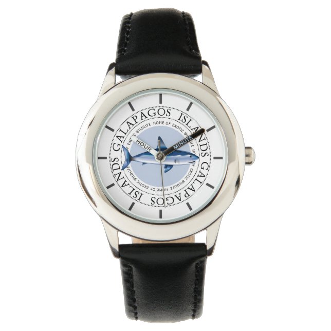 Galapagos Islands Shark Souvenir Watch (Front)